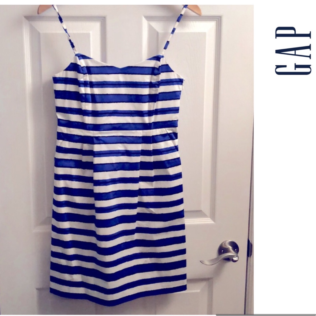 Gap Spaghetti Strap Cotton/Spandex Dress